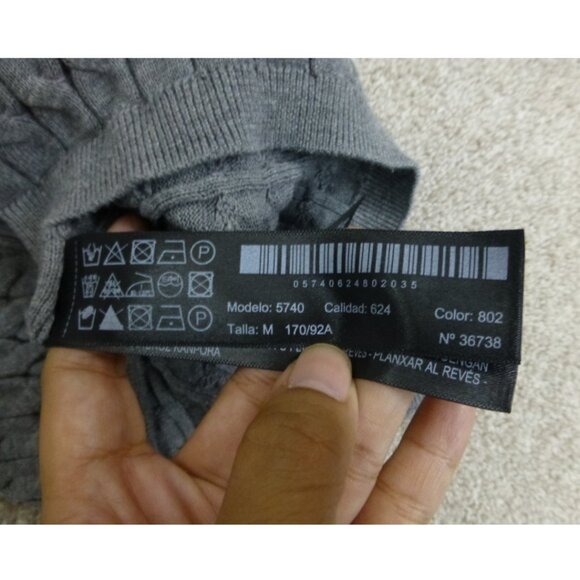 Massimo Dutti Silk Blend, Cable Knit Vest Top (Size M) - Picture 8 of 12